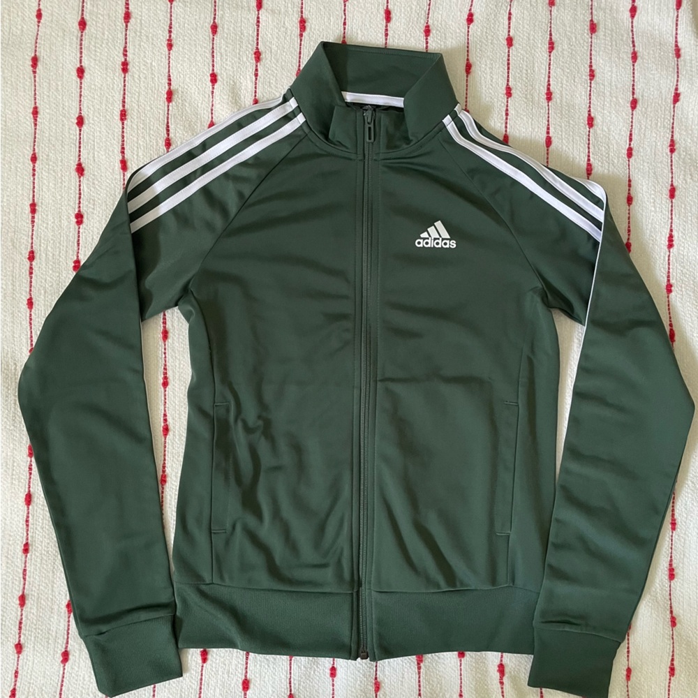 Adidas Women’s Primegreen Warm-Up Slim Fit 3-Stripes Track Jacket Size XS